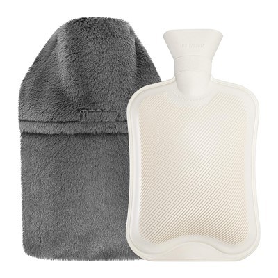 Κάλυμμα τσάντας ζεστού νερού από συνθετική γούνα 2 λίτρων