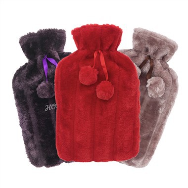 Γούνινο κάλυμμα ιατρικής τσάντας ζεστού νερού