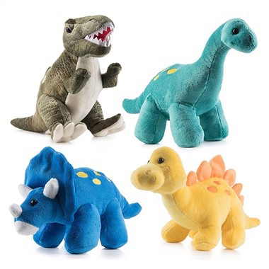 Λούτρινα παιχνίδια με γεμιστές κούκλες ζώων δεινοσαύρων